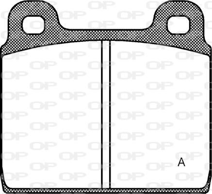 Open Parts BPA0002.20 - Kit de plaquettes de frein, frein à disque cwaw.fr