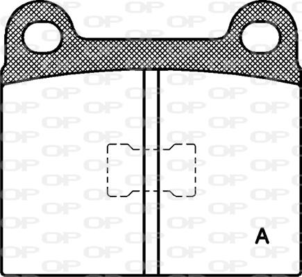 Open Parts BPA0017.00 - Kit de plaquettes de frein, frein à disque cwaw.fr