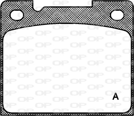 Open Parts BPA0039.30 - Kit de plaquettes de frein, frein à disque cwaw.fr