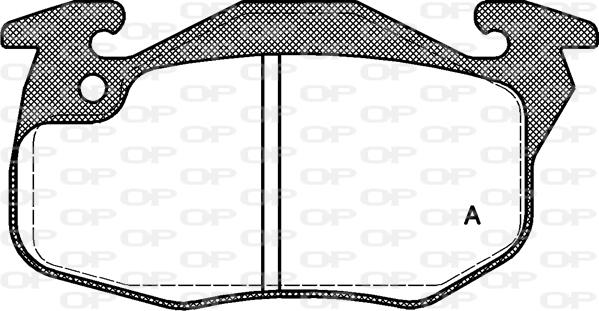 Open Parts BPA0192.10 - Kit de plaquettes de frein, frein à disque cwaw.fr