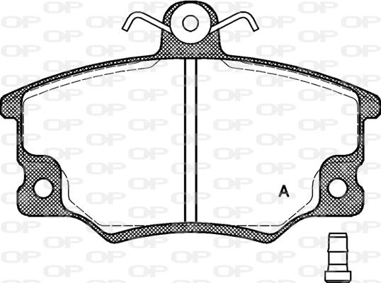 Open Parts BPA0146.14 - Kit de plaquettes de frein, frein à disque cwaw.fr