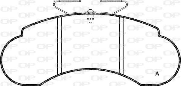 Open Parts BPA0142.20 - Kit de plaquettes de frein, frein à disque cwaw.fr