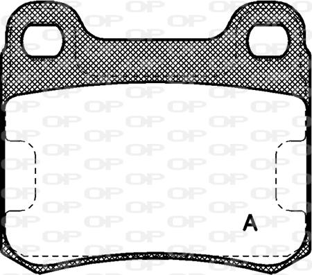 Open Parts BPA0157.00 - Kit de plaquettes de frein, frein à disque cwaw.fr