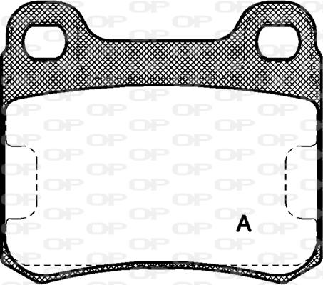 Open Parts BPA0157.10 - Kit de plaquettes de frein, frein à disque cwaw.fr