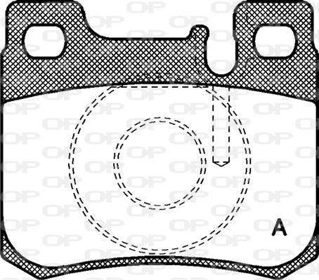 Open Parts BPA0157.20 - Kit de plaquettes de frein, frein à disque cwaw.fr