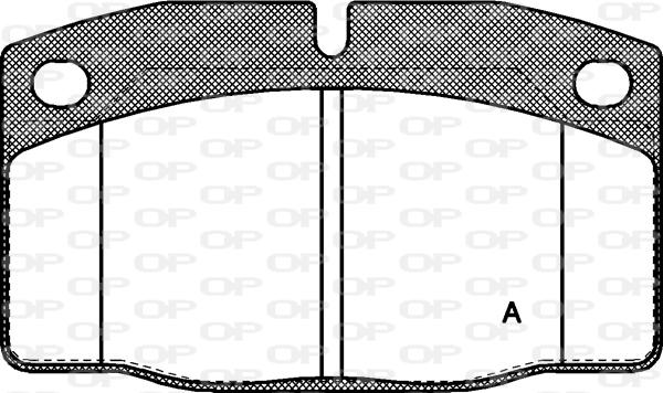 Open Parts BPA0101.20 - Kit de plaquettes de frein, frein à disque cwaw.fr