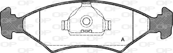 Open Parts BPA0119.20 - Kit de plaquettes de frein, frein à disque cwaw.fr