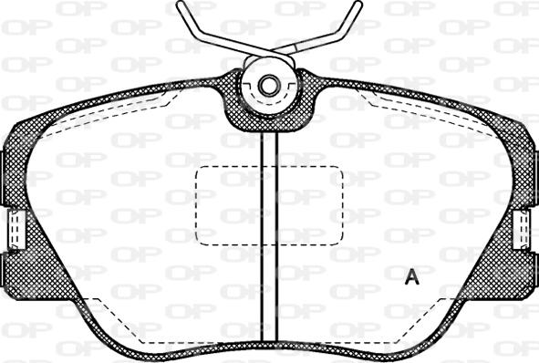 Open Parts BPA0189.00 - Kit de plaquettes de frein, frein à disque cwaw.fr