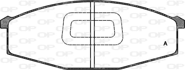 Open Parts BPA0129.10 - Kit de plaquettes de frein, frein à disque cwaw.fr