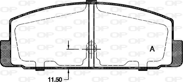 Open Parts BPA0179.30 - Kit de plaquettes de frein, frein à disque cwaw.fr