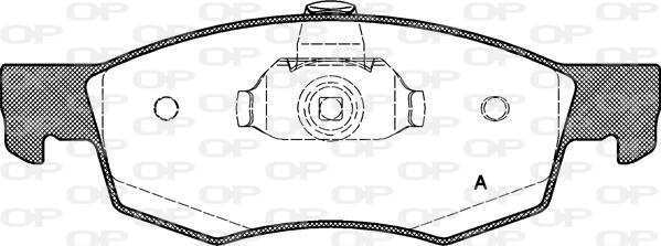 Open Parts BPA0172.30 - Kit de plaquettes de frein, frein à disque cwaw.fr