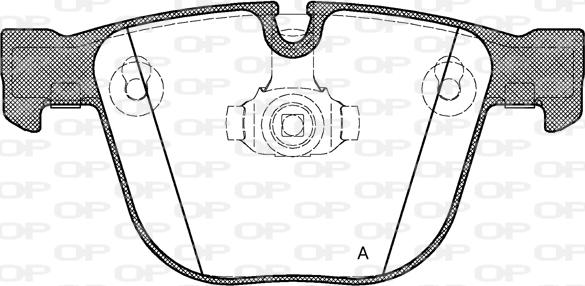 Open Parts BPA0892.00 - Kit de plaquettes de frein, frein à disque cwaw.fr