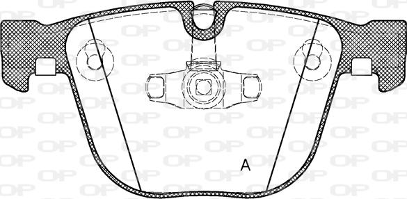 Open Parts BPA0892.20 - Kit de plaquettes de frein, frein à disque cwaw.fr