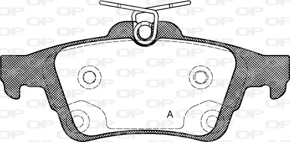 AISIN BPFO-2012 - Kit de plaquettes de frein, frein à disque cwaw.fr