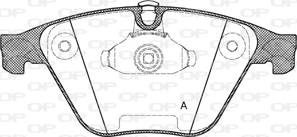 Open Parts BPA0857.20 - Kit de plaquettes de frein, frein à disque cwaw.fr