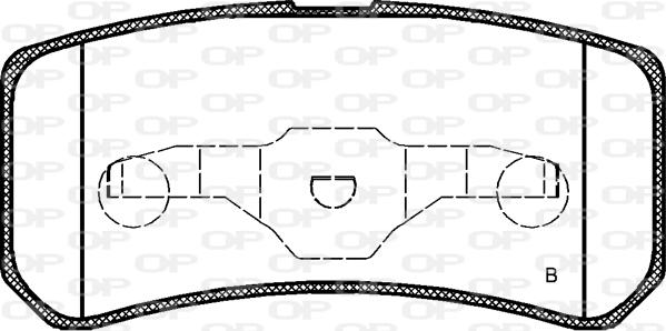 Open Parts BPA0803.02 - Kit de plaquettes de frein, frein à disque cwaw.fr