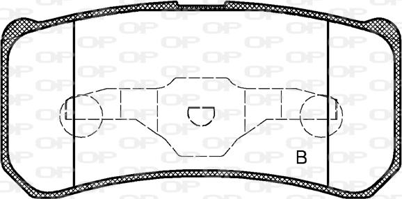 Open Parts BPA0803.22 - Kit de plaquettes de frein, frein à disque cwaw.fr