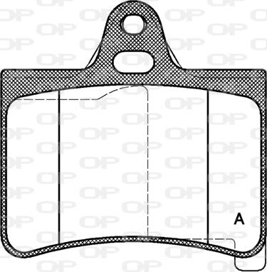 Open Parts BPA0830.00 - Kit de plaquettes de frein, frein à disque cwaw.fr