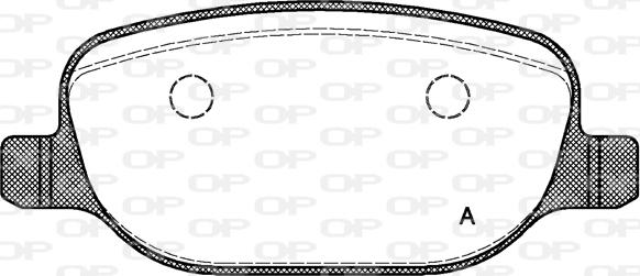 Open Parts BPA0878.00 - Kit de plaquettes de frein, frein à disque cwaw.fr