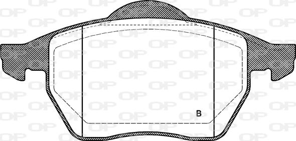 Open Parts BPA0390.20 - Kit de plaquettes de frein, frein à disque cwaw.fr