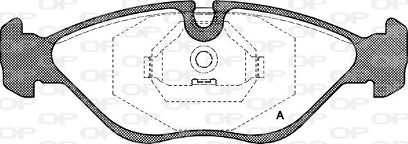 Open Parts BPA0319.00 - Kit de plaquettes de frein, frein à disque cwaw.fr