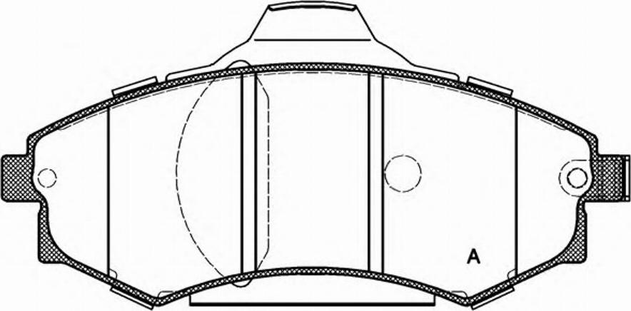 Open Parts BPA0318.92 - Kit de plaquettes de frein, frein à disque cwaw.fr