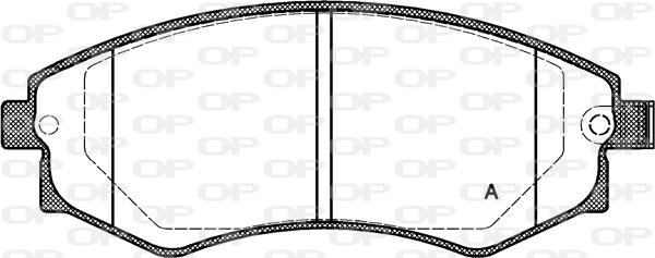 Open Parts BPA0318.12 - Kit de plaquettes de frein, frein à disque cwaw.fr