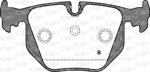 Open Parts BPA0381.30 - Kit de plaquettes de frein, frein à disque cwaw.fr