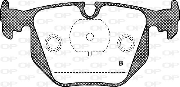 Open Parts BPA0381.20 - Kit de plaquettes de frein, frein à disque cwaw.fr