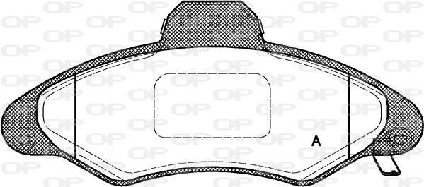 Open Parts BPA0331.04 - Kit de plaquettes de frein, frein à disque cwaw.fr