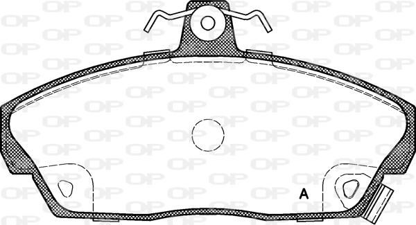 Open Parts BPA0337.02 - Kit de plaquettes de frein, frein à disque cwaw.fr