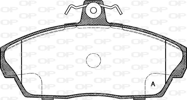 Open Parts BPA0337.10 - Kit de plaquettes de frein, frein à disque cwaw.fr