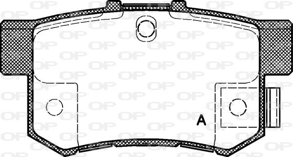 Open Parts BPA0325.32 - Kit de plaquettes de frein, frein à disque cwaw.fr