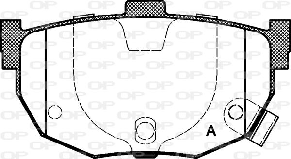 Open Parts BPA0294.22 - Kit de plaquettes de frein, frein à disque cwaw.fr