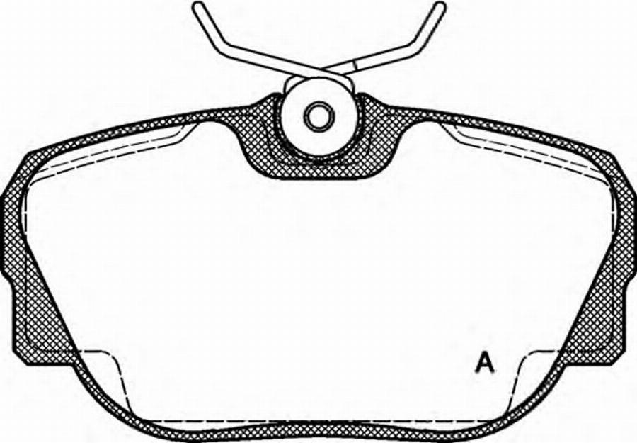 Open Parts BPA0296.00 - Kit de plaquettes de frein, frein à disque cwaw.fr