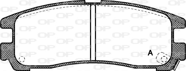 Open Parts BPA0291.02 - Kit de plaquettes de frein, frein à disque cwaw.fr