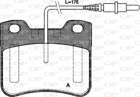 Open Parts BPA0247.24 - Kit de plaquettes de frein, frein à disque cwaw.fr