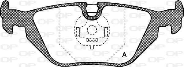 Open Parts BPA0265.30 - Kit de plaquettes de frein, frein à disque cwaw.fr