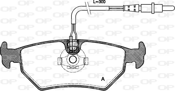 Open Parts BPA0265.32 - Kit de plaquettes de frein, frein à disque cwaw.fr