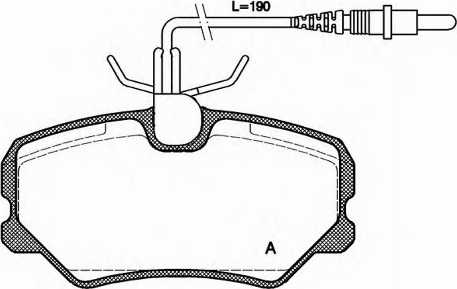 Open Parts BPA0262.02 - Kit de plaquettes de frein, frein à disque cwaw.fr