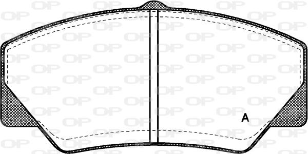 Open Parts BPA0206.00 - Kit de plaquettes de frein, frein à disque cwaw.fr