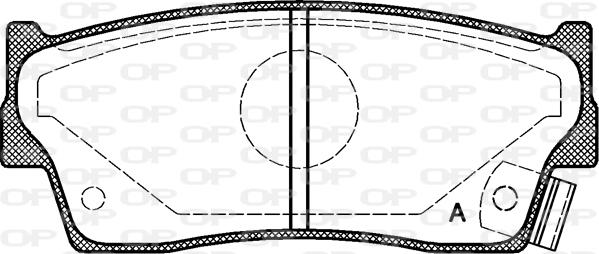 Open Parts BPA0289.02 - Kit de plaquettes de frein, frein à disque cwaw.fr