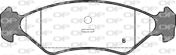 Open Parts BPA0285.10 - Kit de plaquettes de frein, frein à disque cwaw.fr