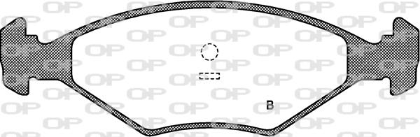 Open Parts BPA0281.00 - Kit de plaquettes de frein, frein à disque cwaw.fr