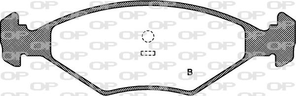 Open Parts BPA0281.02 - Kit de plaquettes de frein, frein à disque cwaw.fr