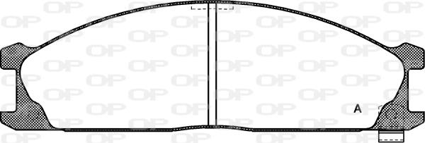 Open Parts BPA0236.02 - Kit de plaquettes de frein, frein à disque cwaw.fr