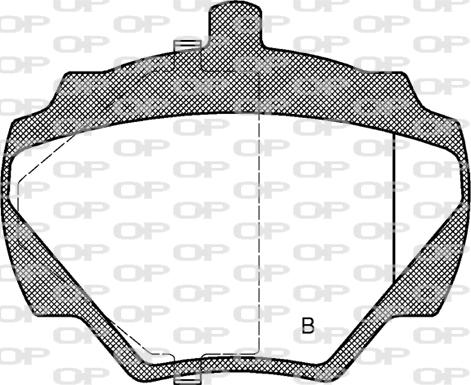 Open Parts BPA0222.10 - Kit de plaquettes de frein, frein à disque cwaw.fr