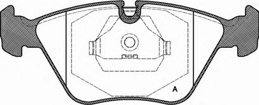 Open Parts BPA0270.00 - Kit de plaquettes de frein, frein à disque cwaw.fr