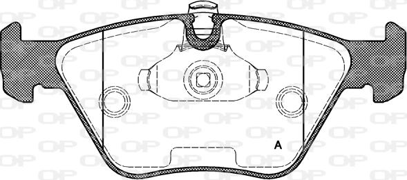 Open Parts BPA0270.25 - Kit de plaquettes de frein, frein à disque cwaw.fr