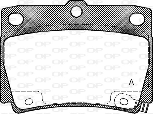 Open Parts BPA0750.02 - Kit de plaquettes de frein, frein à disque cwaw.fr